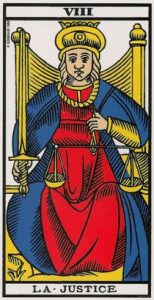 Carta de Tarot: A justiça