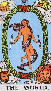 Carta de Tarot: O Mundo